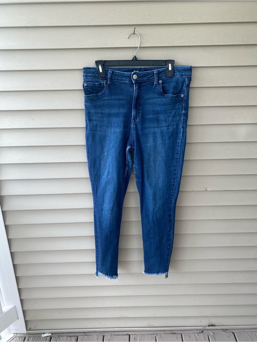GAP Dark Blue Cropped Skinny Jeans